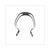 CLAMP FOR SILENCER TECNIGAS E-NOX EVO oval 95x80