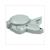 FLYWHEEL COVER DERBI SENDA NM SILVER GREY