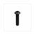 MACHINE SCREW M5x20 BLACK HEXAGON ROUND TOP  10pc