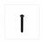 MACHINE SCREW M5x35 CROSS BLACK 10pcs