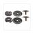 MONTAGE SATZ VISIER V-15 STREET S/ZYCLO SCHWARZ