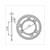 ACHTERTANDWIEL BETA/MH/GILERA 420 100mm 6g 50t IGM