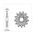 VOORTANDWIEL MIN AM345/APR CLASSIC 415 12t IGM