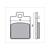 REMBLOKSET IGM (PIAGGIO LX/STALKER/NRG) ECE R-90