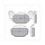 REMBLOKSET IGM (KYMCO/SYM) ECE R-90