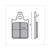 BREMSBELAG RMS (ITALJET FORMULA/PIAGGIO QUARTZ) CE