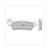 BREMSBELAG RMS (YAMAHA MAJESTY 125cc) CE