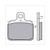 BREMSBELAG RMS (APRILIA RS''07/PIAGGIO/PEU SPF3) CE
