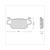 BREMSBELAG RMS (HONDA SH 125cc) HINTEN CE
