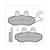BREMSBELAG RMS (PIAGGIO FLY 4T 100cc) CE