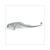 LEV.DE FREIN CHINA ELEGANCE 12'' ALU.  DROIT