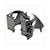 COVER-CYLINDER DOWN + TOP CHINA GY6 125cc  BLACK