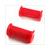 VOETSTEUN-RUBBERS SET PEN ROOD