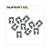 PLUG NIPPLE 8x 9mm (10) 