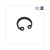 CIRCLIPS DE PISTON  VESPA 12mm (50)