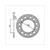 ACHTERTANDWIEL MH RX/DERBI GPR''04 108mm 6g 50t IGM