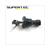 TANKDOP PEUGEOT FOX ZWART + SLOT SUPERTEC