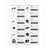 LABELS DISPLAY 2 x  6      100pcs A4 MOKIX