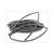 KABEL TULE  4mm ZWART 5mtr