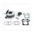 CYLINDRE AIRSAL CHINA 125 GY6 57.4mm