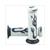 POIGNEES GEL FLAME      BLANC/NOIR