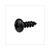 TAPPING SCREW 5.0x12 BLACK     10pcs