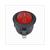 INTERRUPTEUR UNI ON/OFF ROND 20mm ROUGE ELEC