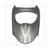 VOORSCHERM PEUGEOT VIVA CITY ONDER METALLIC ZILVER