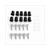PLUGSET M6 ALU/RAWL PLUG 10stuks