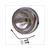 SCHEINWERFER UNIVERSAL RUND 13cm SCHWARZ/CHROM