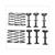 ZIJKAPBOUT SET VESPA SI/BRAVO (12 delig) CIF