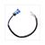 INDICATOR LIGHT WITH WIRE 18mm 12V BLUE