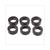 REARWHEEL RUBBER ZUNDAPP LARGE 6pc SUPERTEC