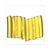 KRIMPKOUS 3.5mm x 40mm GEEL 10st
