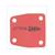 BENZINEPOMP-MEMBRAAN SOLEX RUBBER ROOD