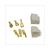 CONNECTOR PLUG SET 3 PINS (6.3mm) 8pieces