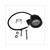 MINI LAMPE LED POWER 12V 10W SPOT NOIR