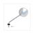 SPIEGEL PIAGGIO LIBERTY RST 125-200cc CHROME L/R