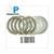 CLUTCH PAD KIT DERBI SENDA-R e2/e3 7plates SP