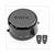 FLYWHEEL COVER MBK 51 + RUBBERS BLACK