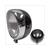 SCHEINWERFER UNI MOPED RETRO 13.5mm BAX15D SCHWARZ
