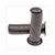 POIGNEES OVALE GRIP NOIR PVC