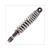STOßDÄMPFER PEUGEOT SQUAB CHROM/GRAU 265mm (1)