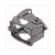 COVER-CYLINDER DOWN + TOP PIAGGIO 50cc 4T 2V BLACK