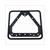 KENTEKENPLAATHOUDER 145x125 RETRO MAT ZWART