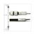 CABLE REV COUNTER VDO 85cm BLACK SUPERTEC