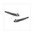 ZIJSKIRT PIAGGIO VESPA LX SET L/R PP ZWART