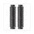 VOORVORKRUBBER TOMOS A35 ZWART 180mm set 