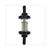 BENZINEFILTER UNI 7mm AANSL.TRANSPARANT ZWART
