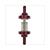BENZINEFILTER UNI 7mm AANSL. TRANSPARANT ROOD